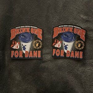 Dutch brothers drink one for Dane 2024 stickers (2)